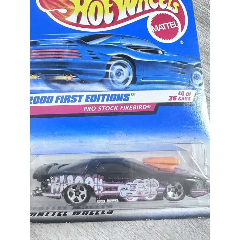 Hot Wheels 2000 First Editions 4/36 #64 Pro Stock Firebird Black w/ 5SPs H57